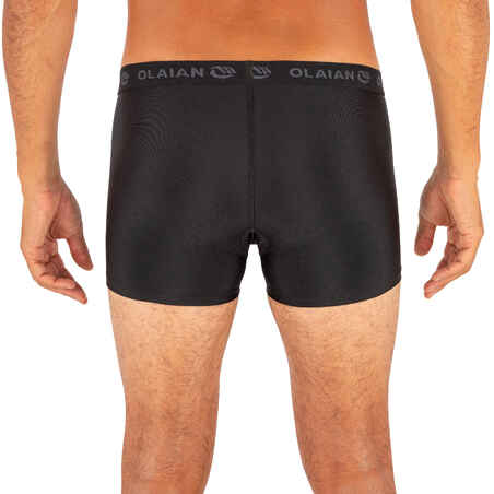 Bañador Bóxer Interior Surf Hombre Olaian 500 Negro