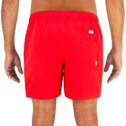 Bañador hombre corto rojo
