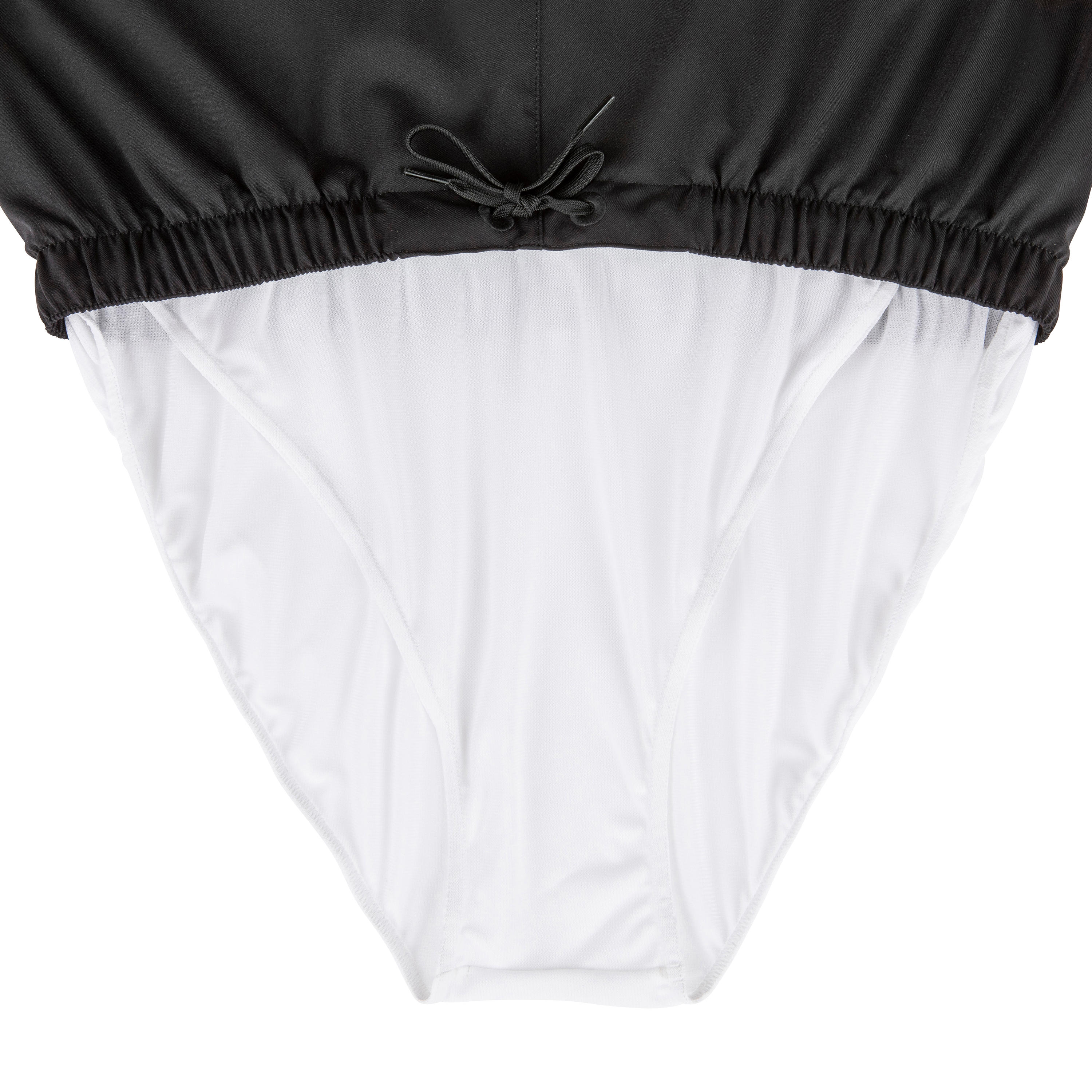 Surfing Long Boardshorts 100 - Simple Black 5/5