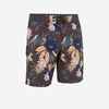 Surf boardshort standard 500 flowers kaki