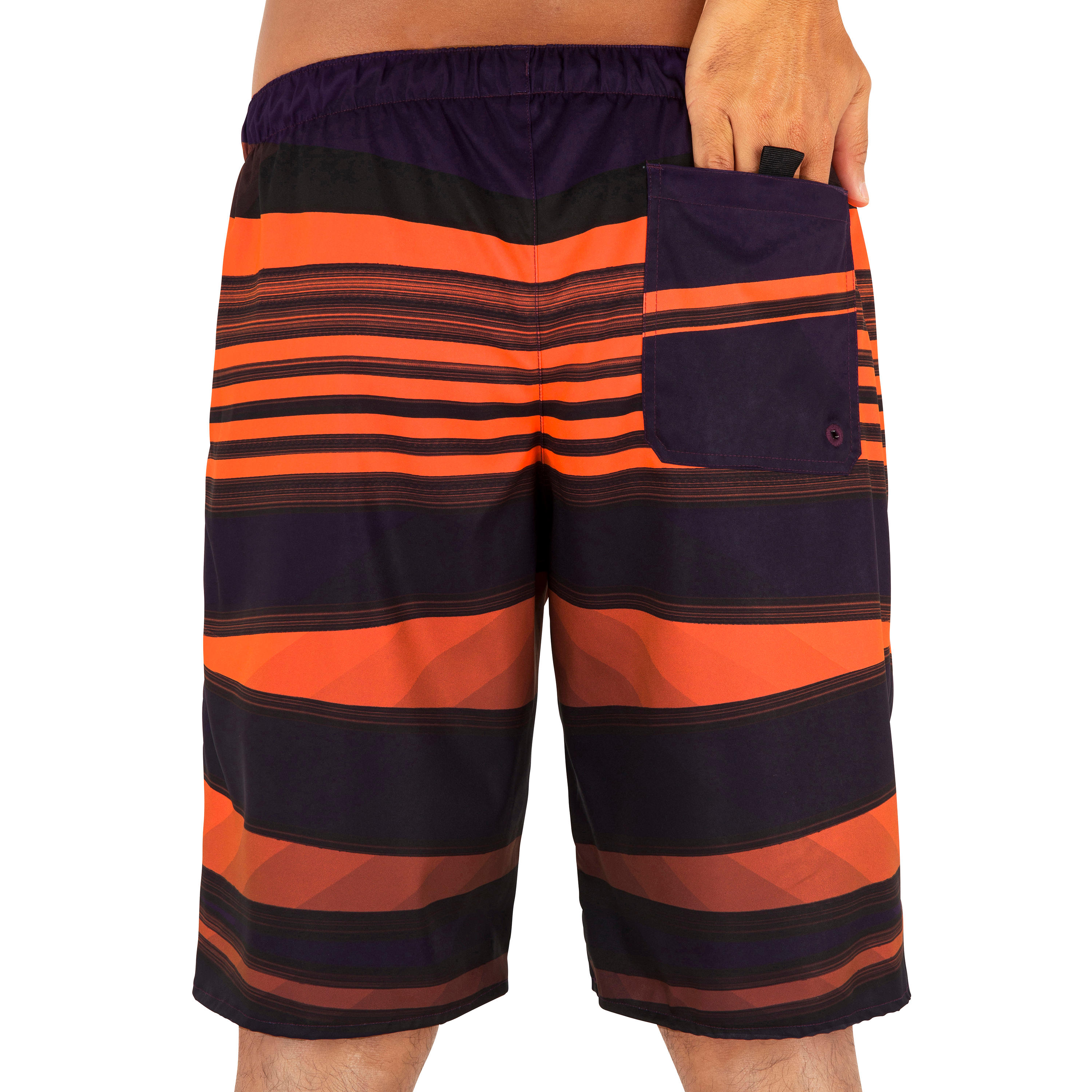 Surfing Long Boardshorts 100 - Camada Red 4/5