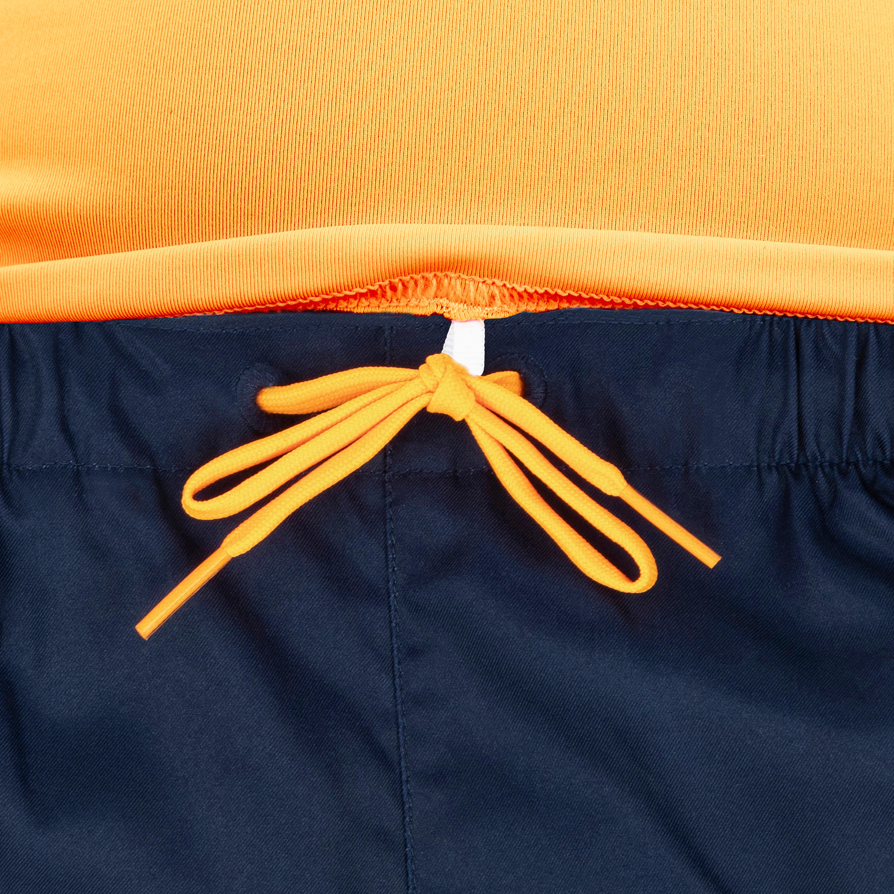 Men's Surfing Short Sleeve UV Protection Top T-Shirt 100 - Mandarin 4/5