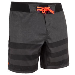 Costume mare uomo 500 SUMMER NERO corto