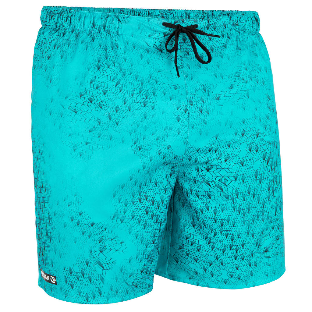 Surfing Short Boardshorts 100 - Blockoi Turquoise