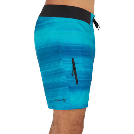 Surfing Short Boardshorts 500 - Fast Blue