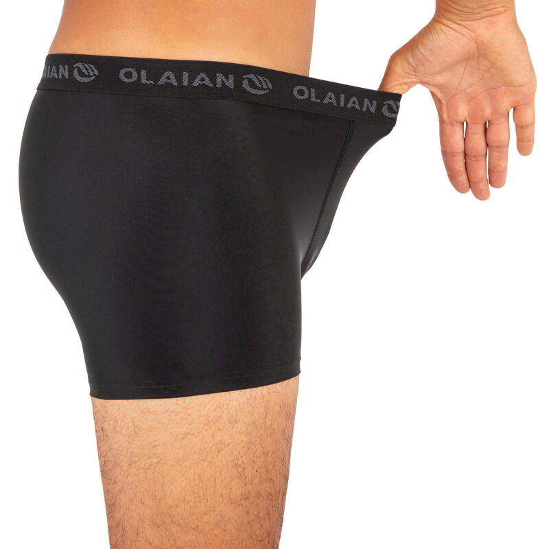 Boxershort voor surfen 500 zwart