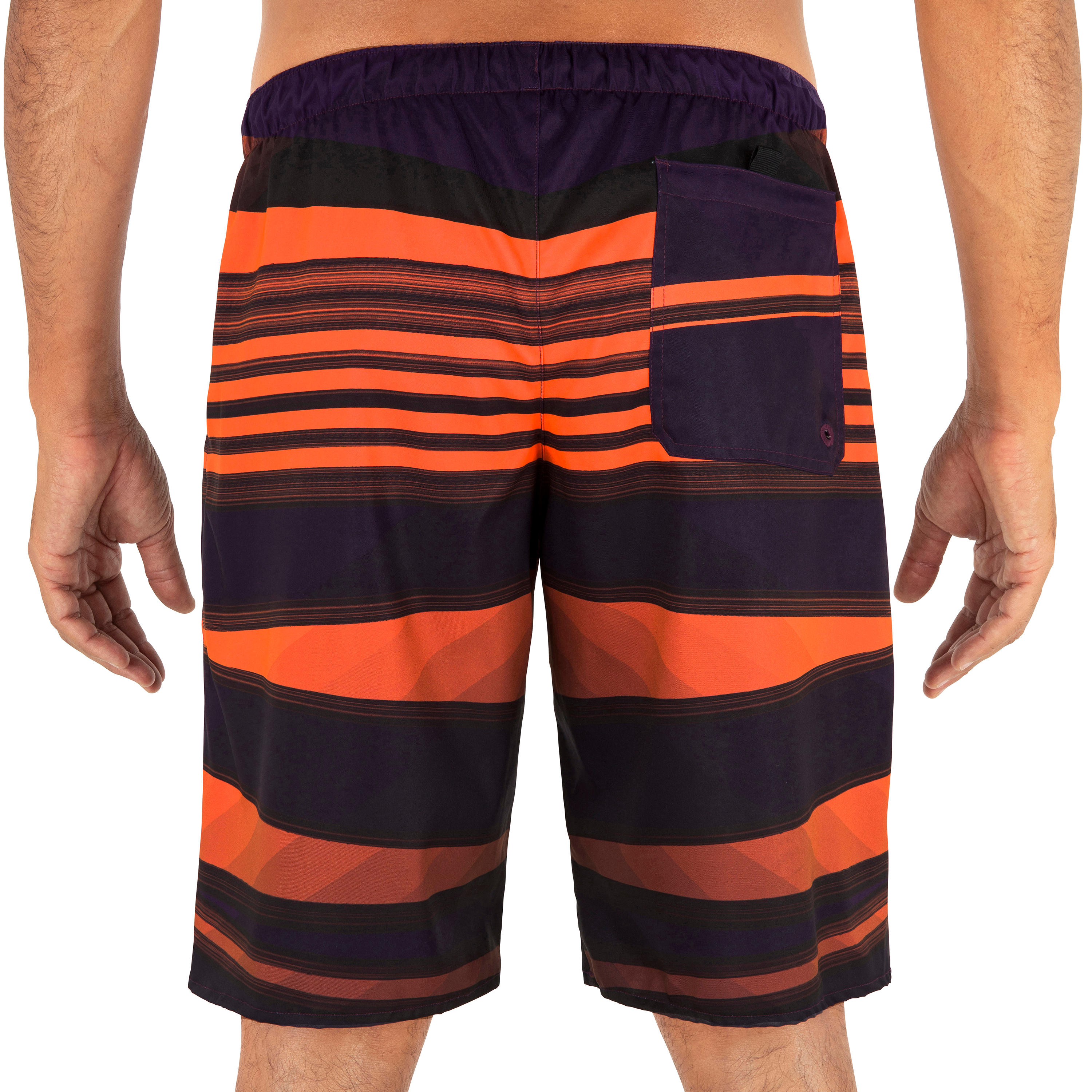 Surfing Long Boardshorts 100 - Camada Red 3/5