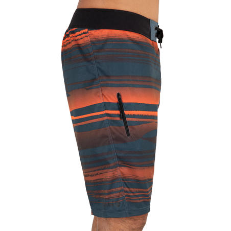 Surf boardshort standard 500 Mystywaves Fluo