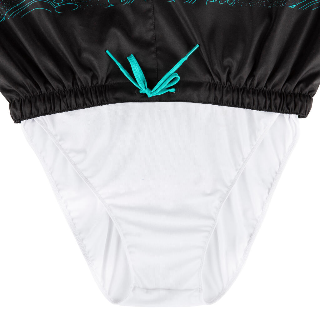 Surfing Short Boardshorts 100 - Blockoi Turquoise