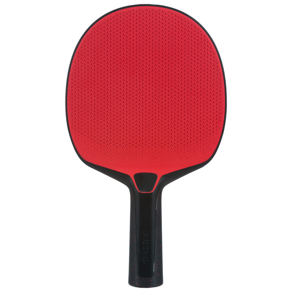 Table Tennis Robust Bat PPR 130 O - Black/Red