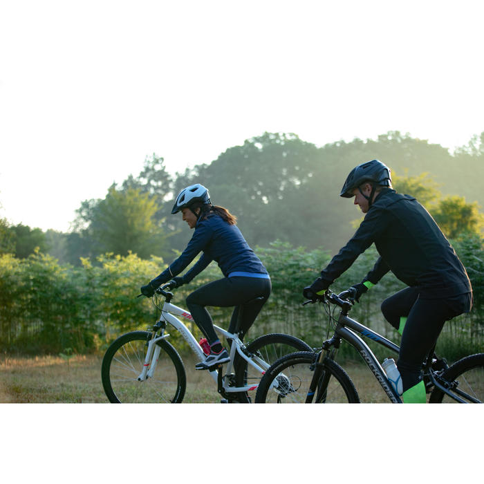 Velo Vtt St 100 Femme Blanc Rose 27 5 Rockrider Decathlon