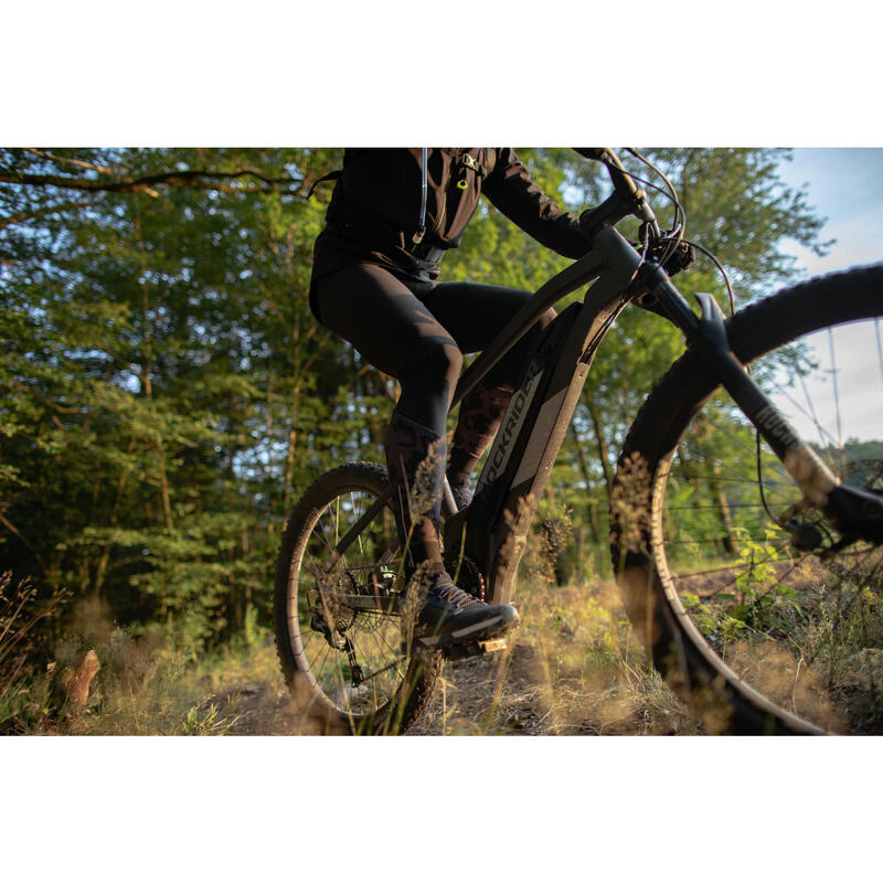 Colanți iarnă ciclism MTB EXPL 500 Negru Bărbați