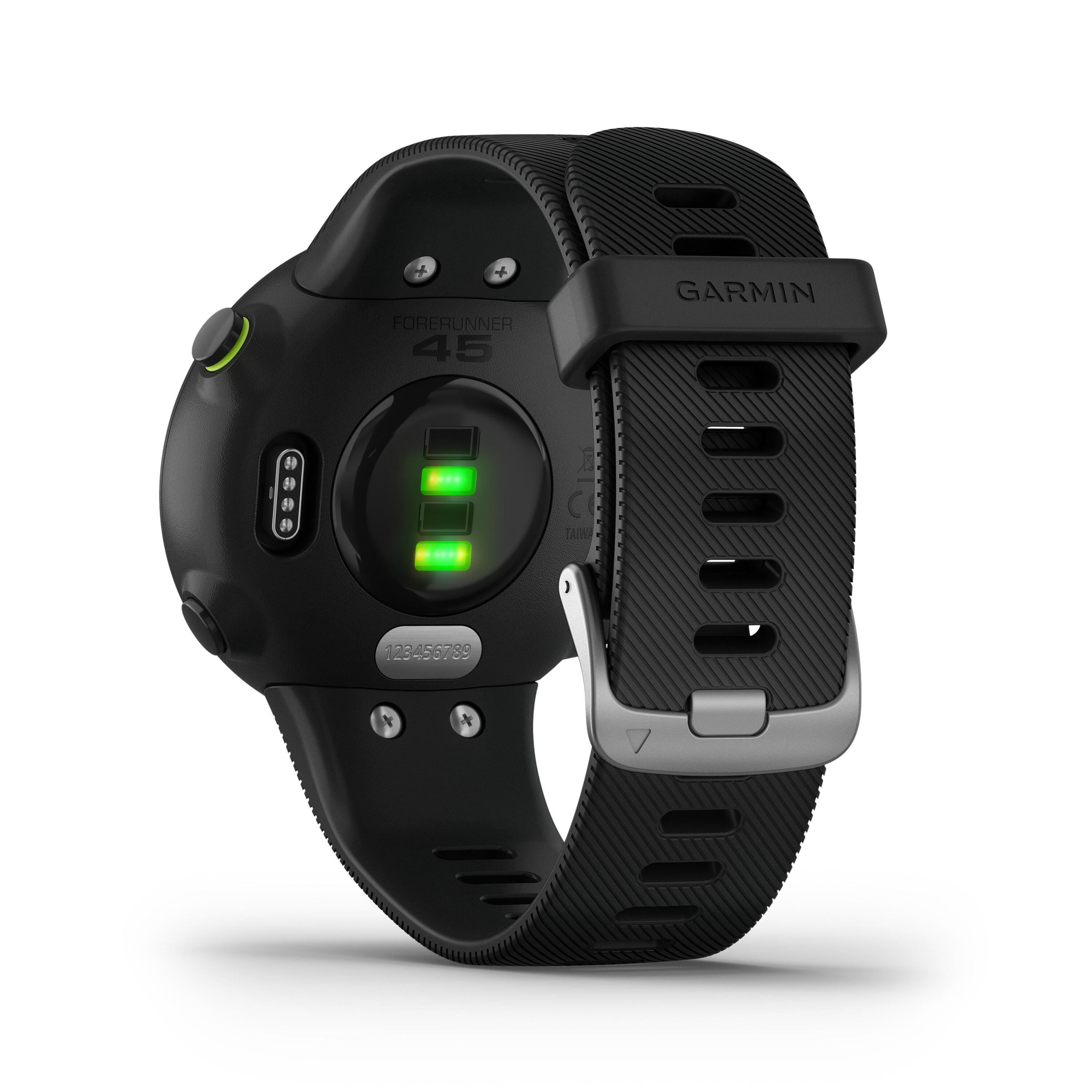 Běžecké hodinky s GPS Forerunner 45 černé  4/10
