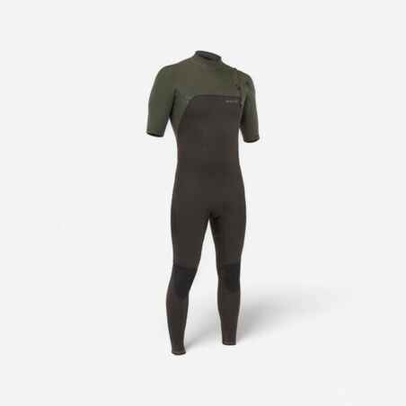 Men's Surfing Neoprene Wetsuit Pro John 900 -Khaki