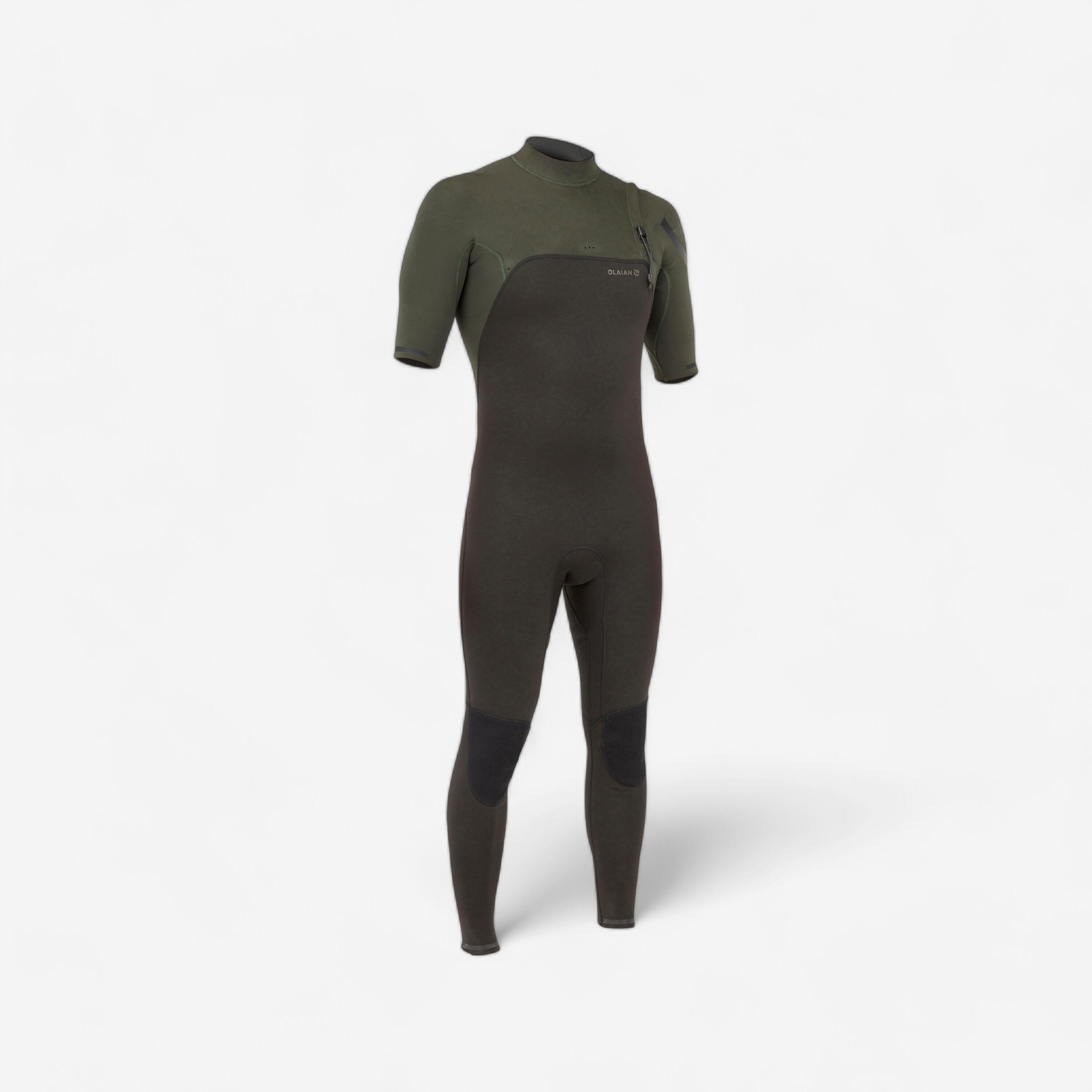 OLAIAN Men's Surfing Neoprene Wetsuit Pro John 900 -Khaki