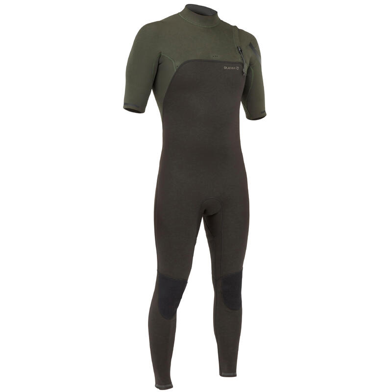 Surfwetsuit voor heren Pro John 900 neopreen kaki