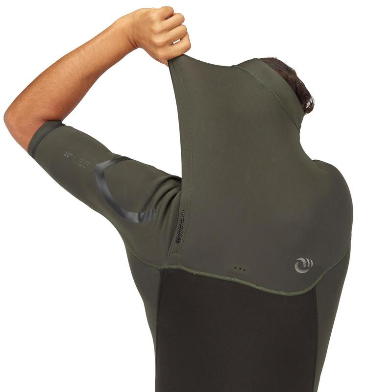 Neopreno surf Hombre agua cálida Pro John 900 caqui/negro