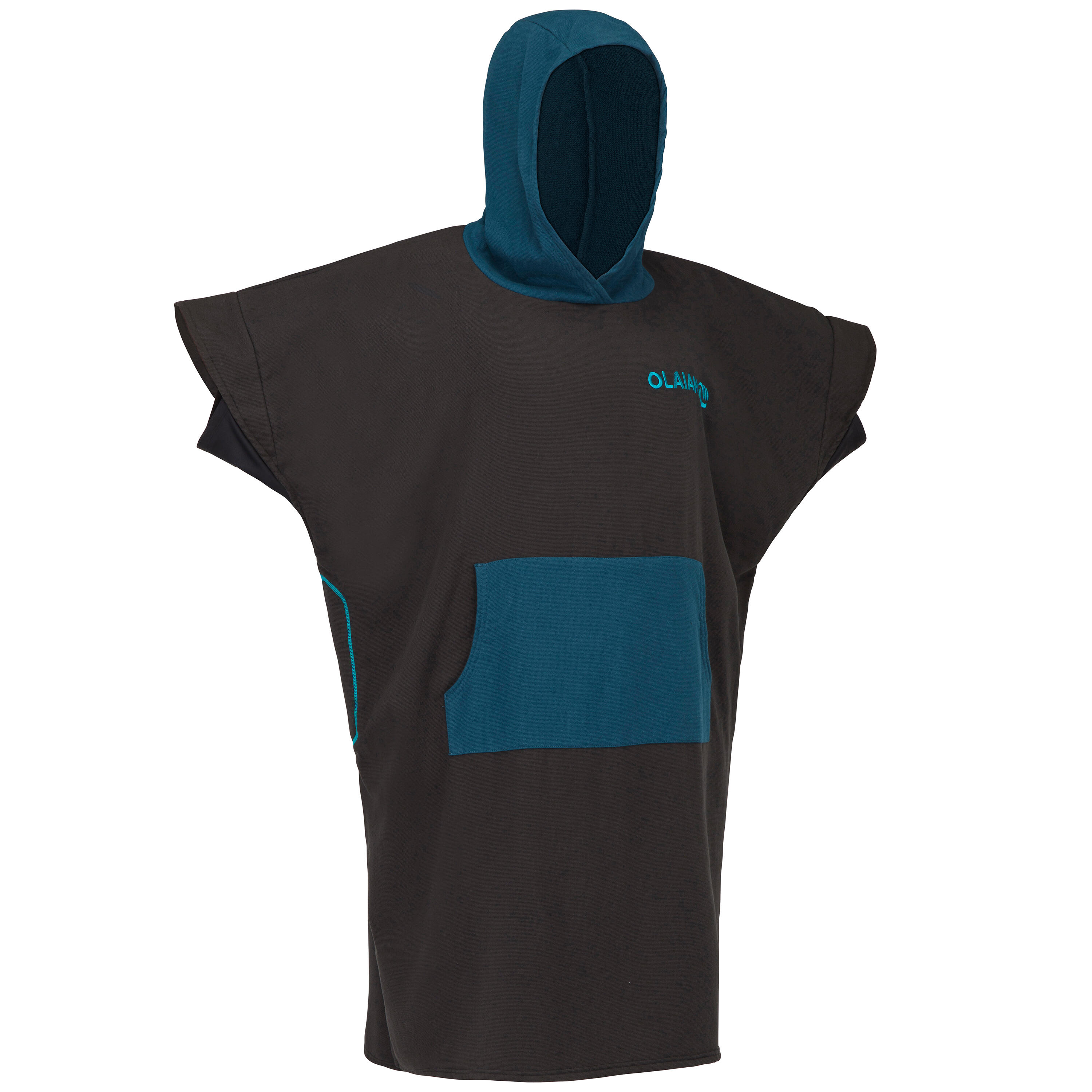 Adult Surf Poncho 500 Black