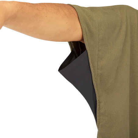 Adult Surf Poncho 500 - Khaki