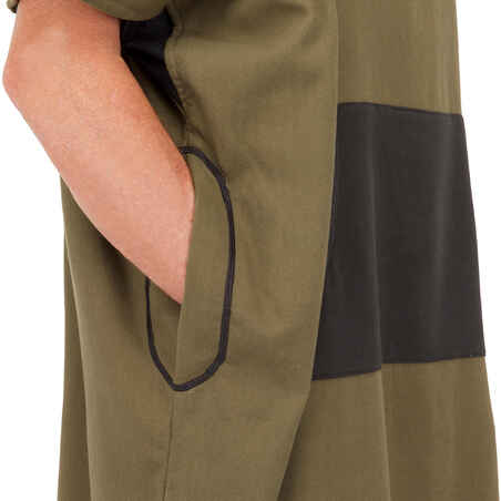 Adult Surf Poncho 500 - Khaki