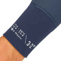 חליפת גלישה לגברים 3/2 מ"מ ניאופרן 500 - כחול חאקי