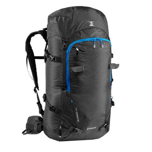 
      Mountaineering Backpack 40+ 10 Litres - ALPINISM 40+10 Black
  