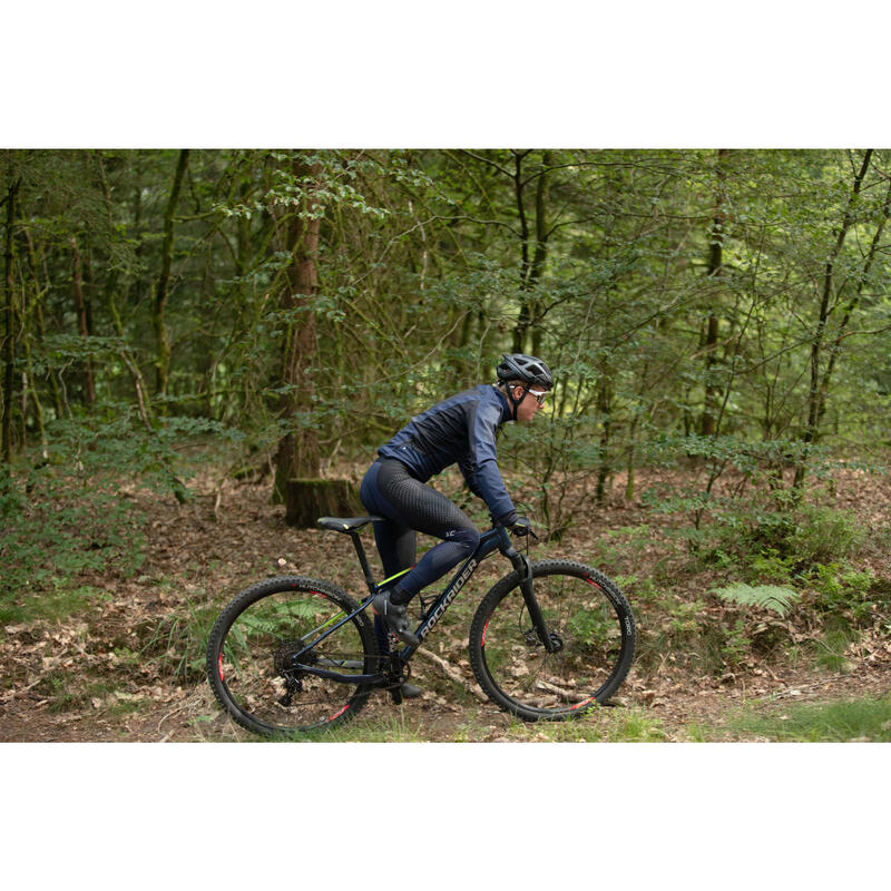 Cyklistická MTB bunda na XC slim FIT modrá