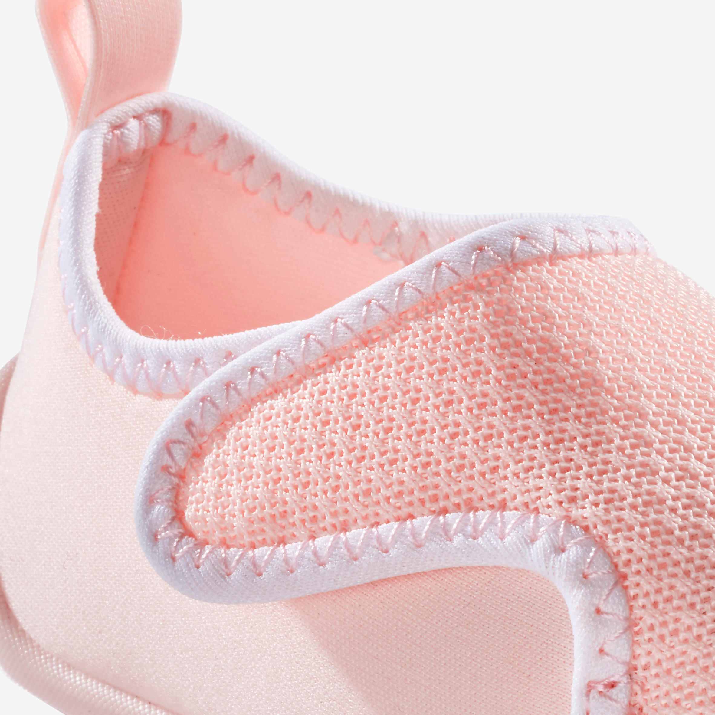Zapatillas Bebé primeros pasos Domyos 110 gris coral blanco tallas 20 al 30  - Decathlon