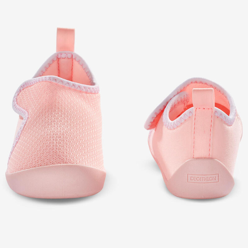 Scarpette antiscivolo da ginnastica baby eco-ideate rosa