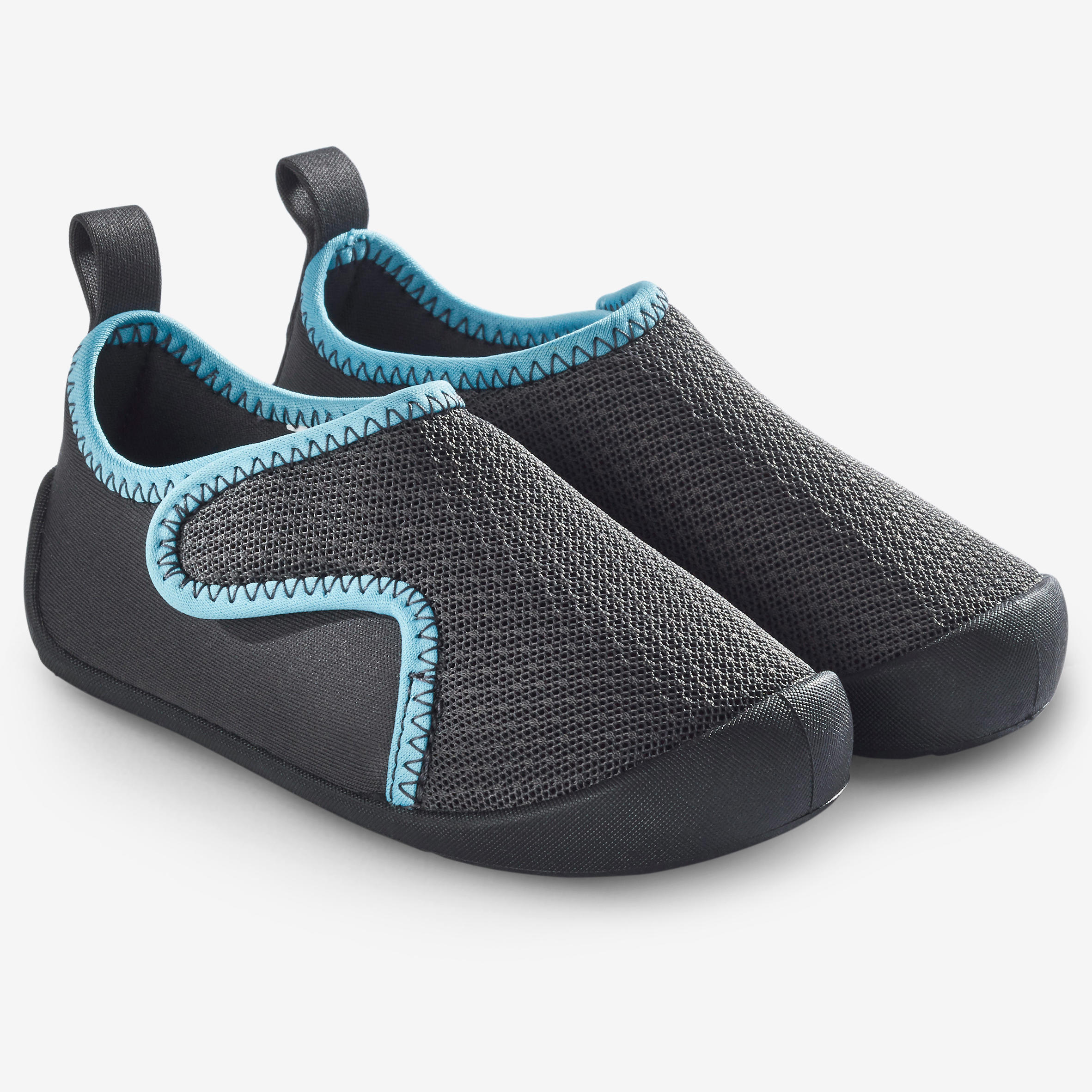 Kids’ Gym Booties - Carbon grey - Decathlon - Decathlon