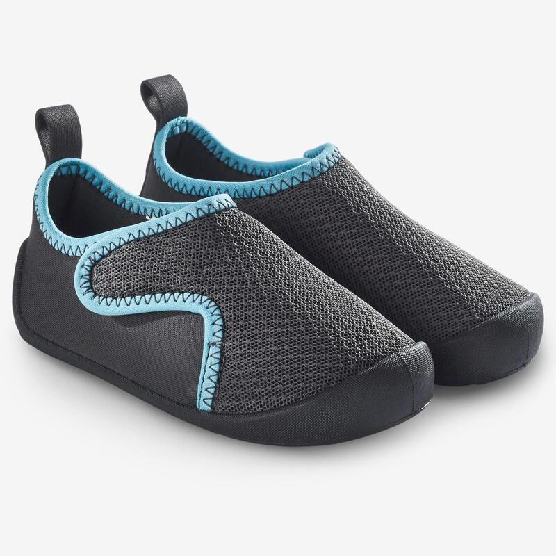 Gymschoenen kinderen donkergrijs