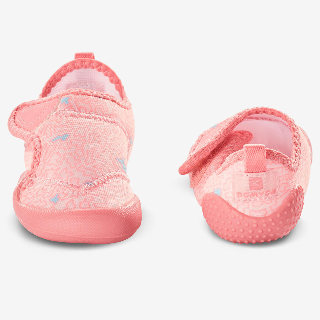 Kids' Breathable Bootees 580 Babylight - Blue with Motifs