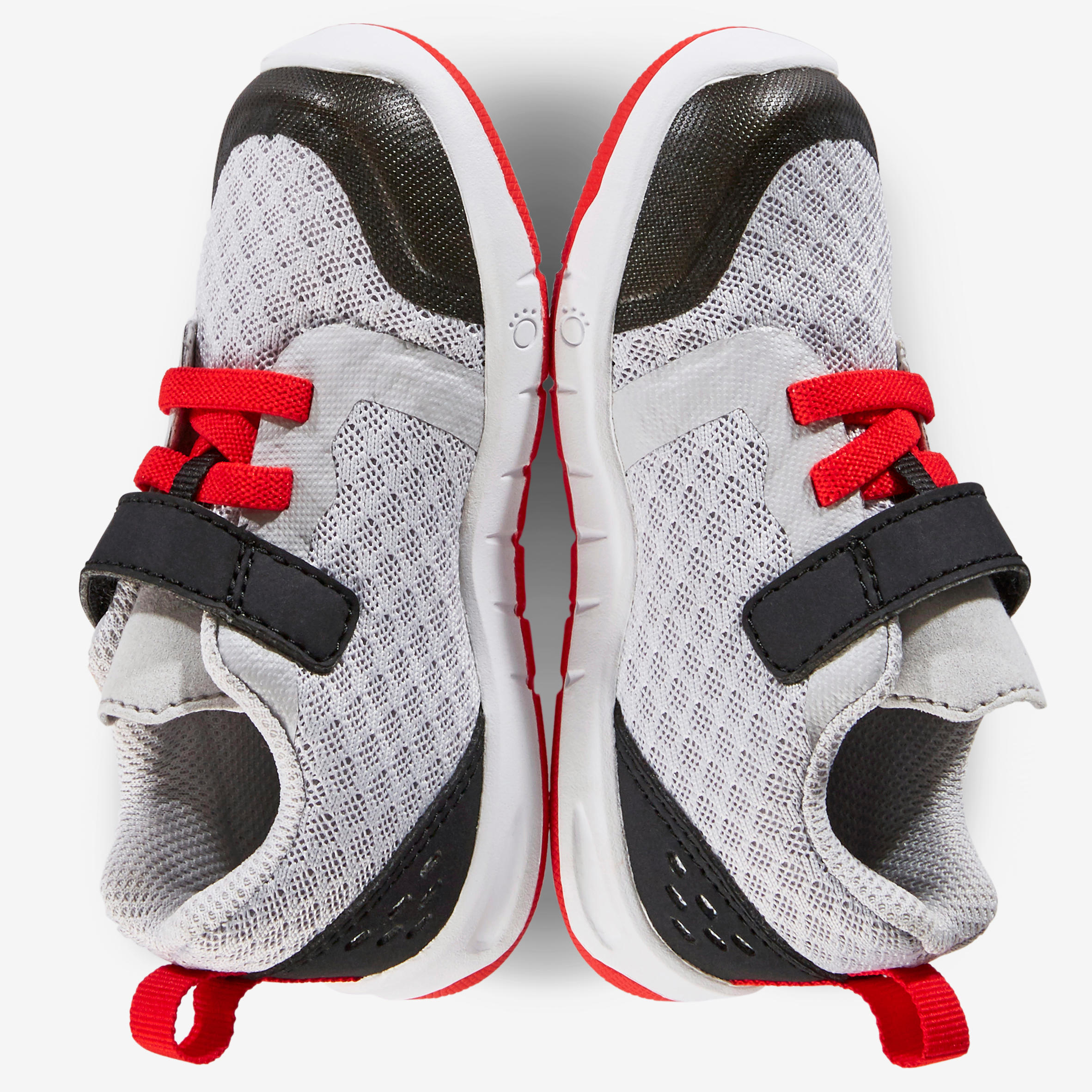 520 I Learn Breathable+++ Gym Shoes - Grey/Red 6/9