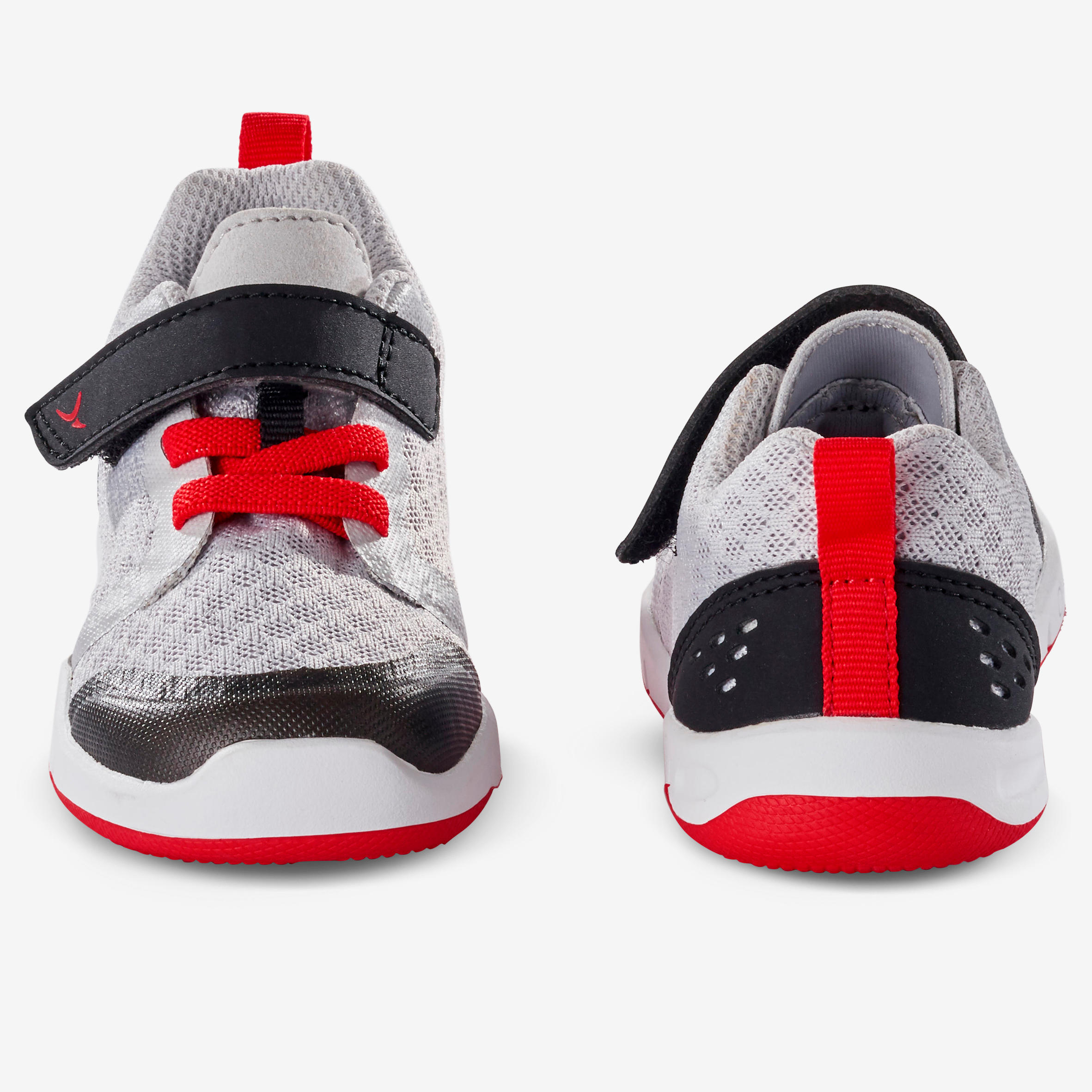 520 I Learn Breathable+++ Gym Shoes - Grey/Red 3/9