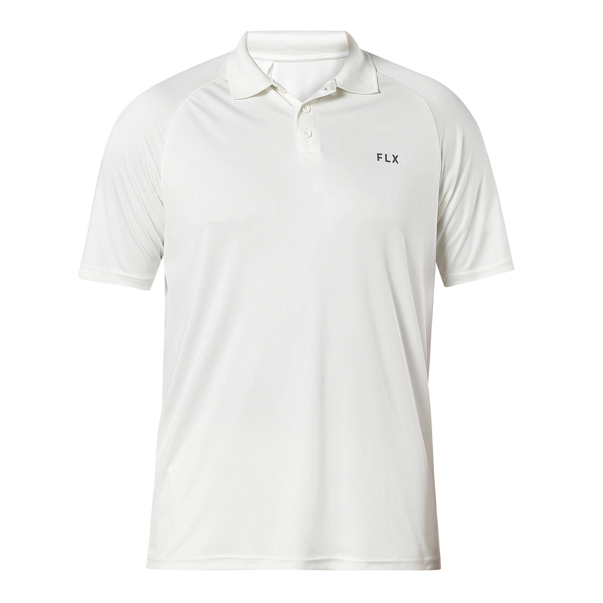 KID'S QUICK DRY CRICKET T-SHIRT, WHITE -  5
