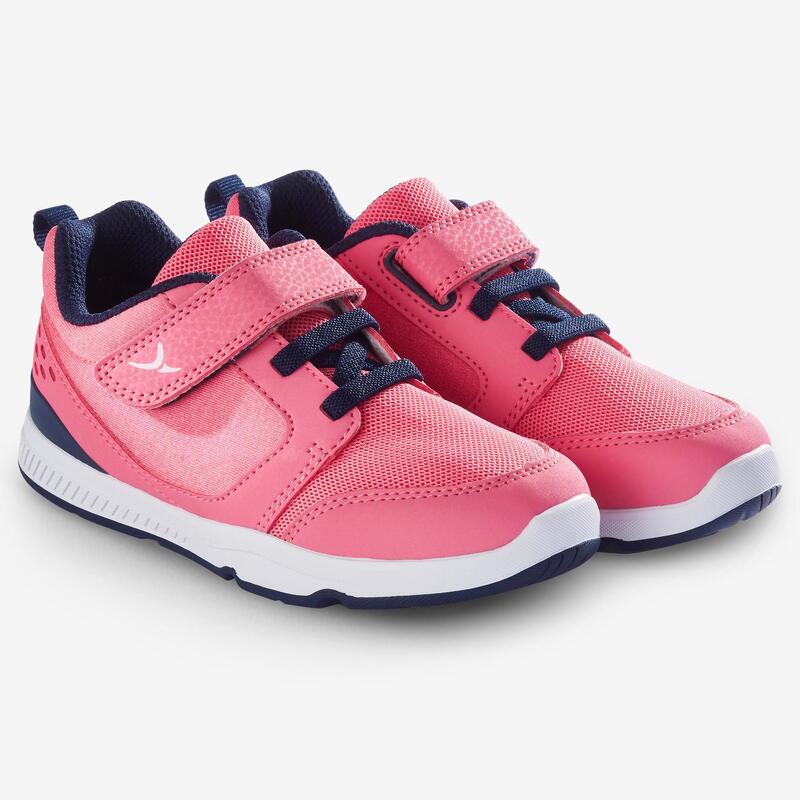 Zapatillas gimnasia flexible Niños Domyos I Move 550 rosa tallas 25 al 28