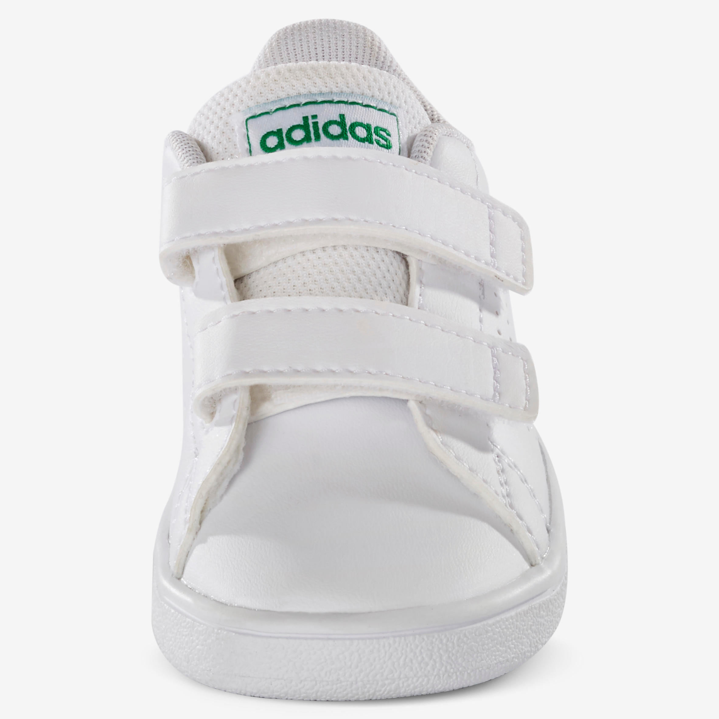 Zapatillas Adidas Bebé primeros pasos Advantage blanco verde talla 19 al 27  ADIDAS | Decathlon