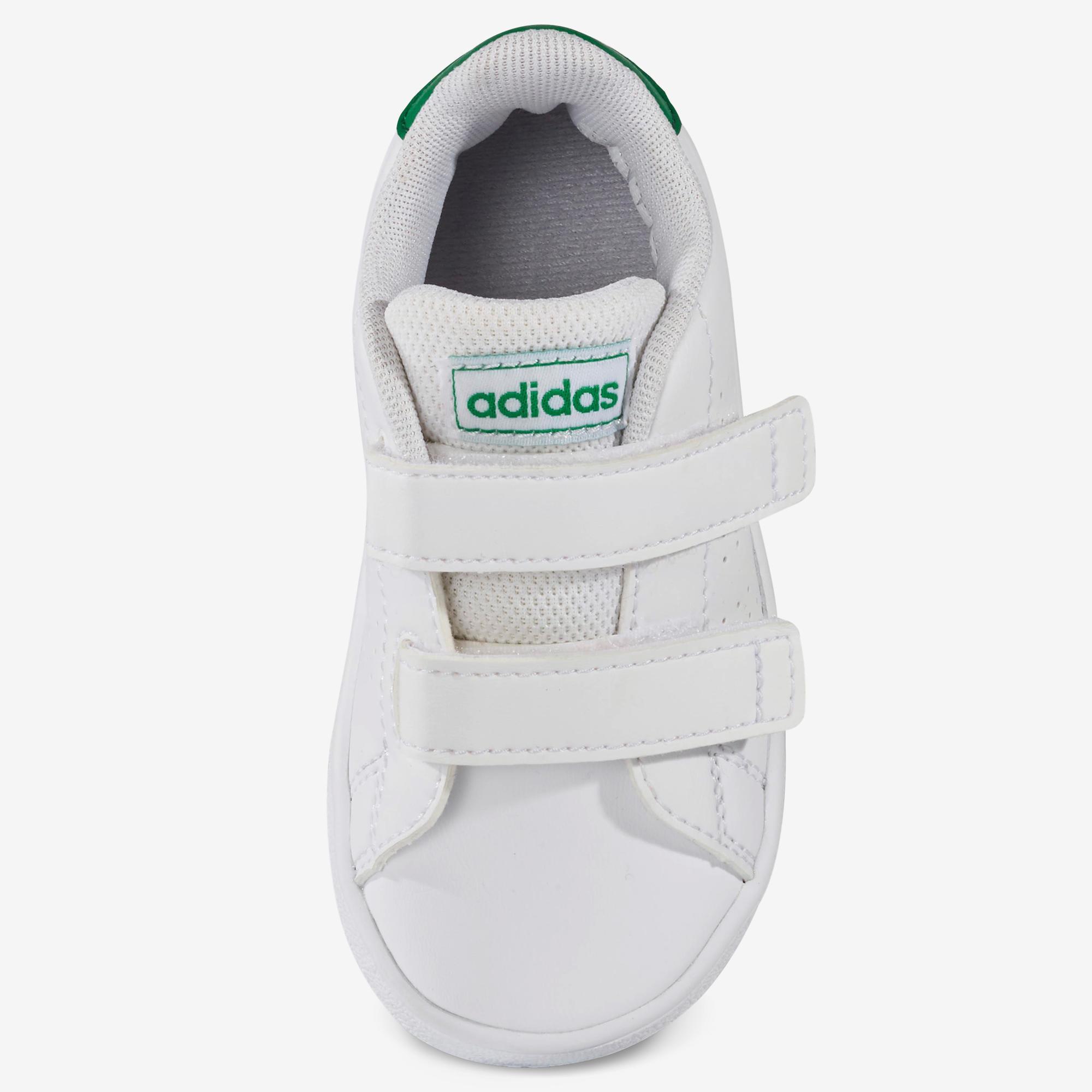 Zapatillas Adidas Bebé primeros pasos Advantage blanco verde talla 19 al 27  ADIDAS | Decathlon
