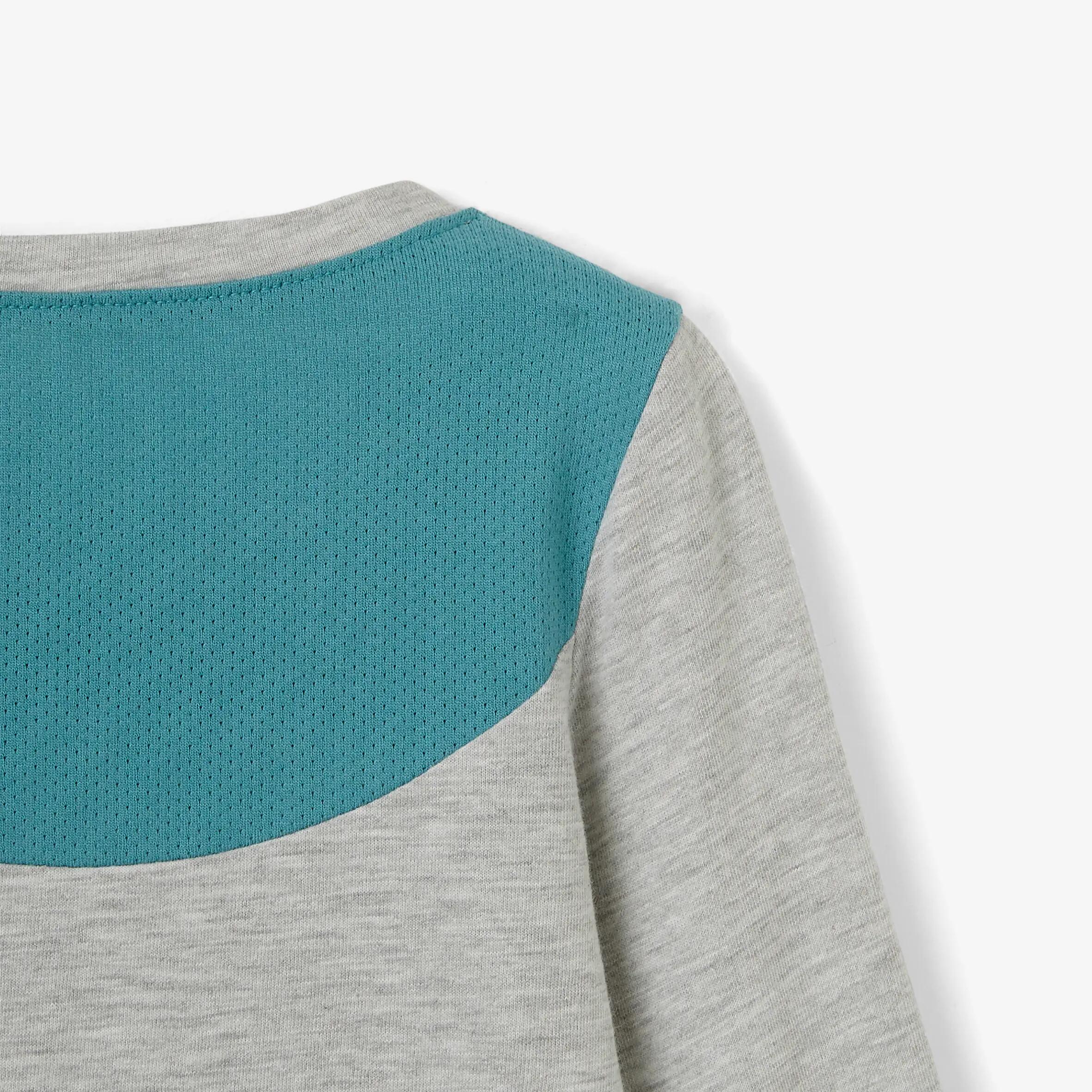 Baby Gym Long-Sleeved T-Shirt 500 - Grey/Green 6/9