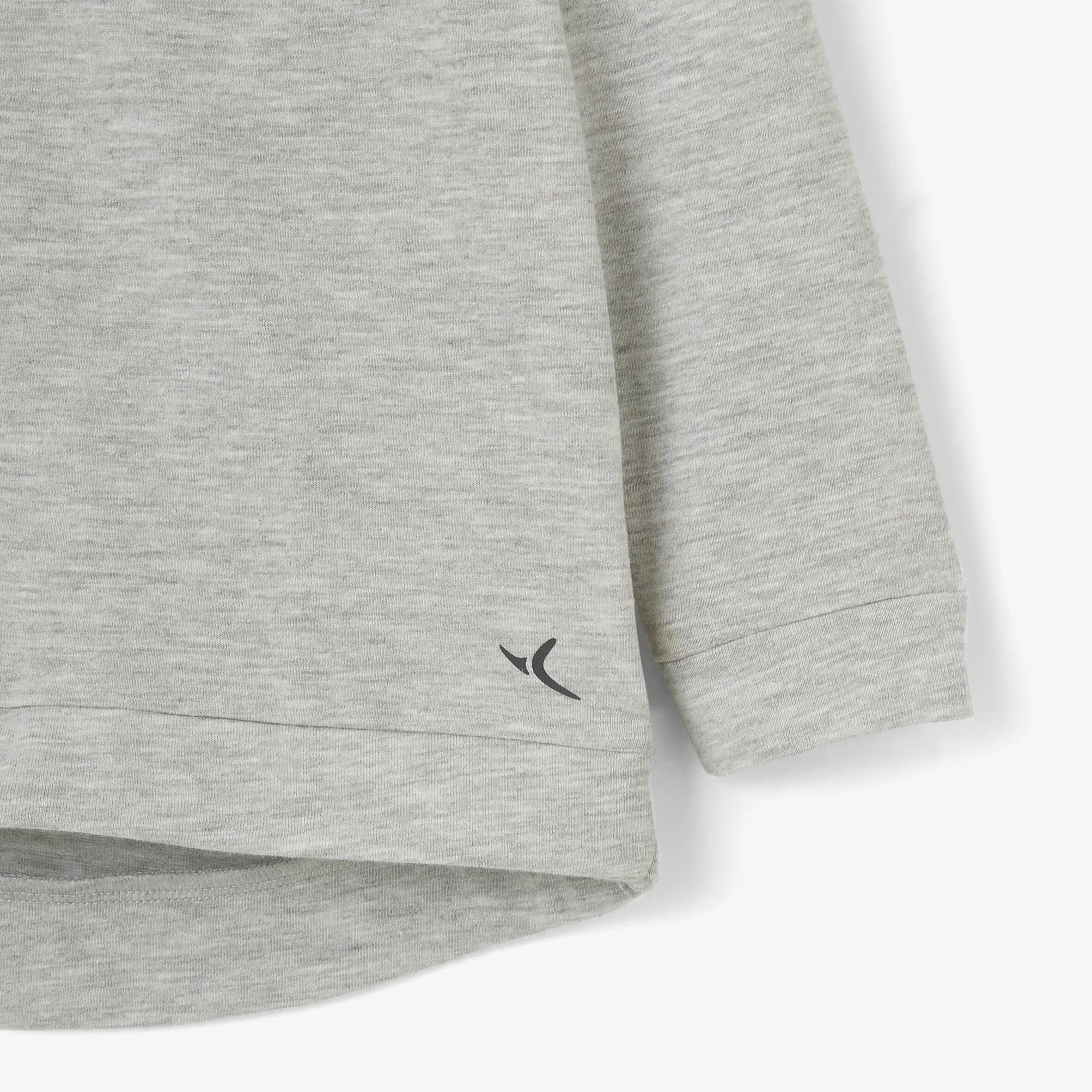 Baby Gym Long-Sleeved T-Shirt 500 - Grey/Green 7/9