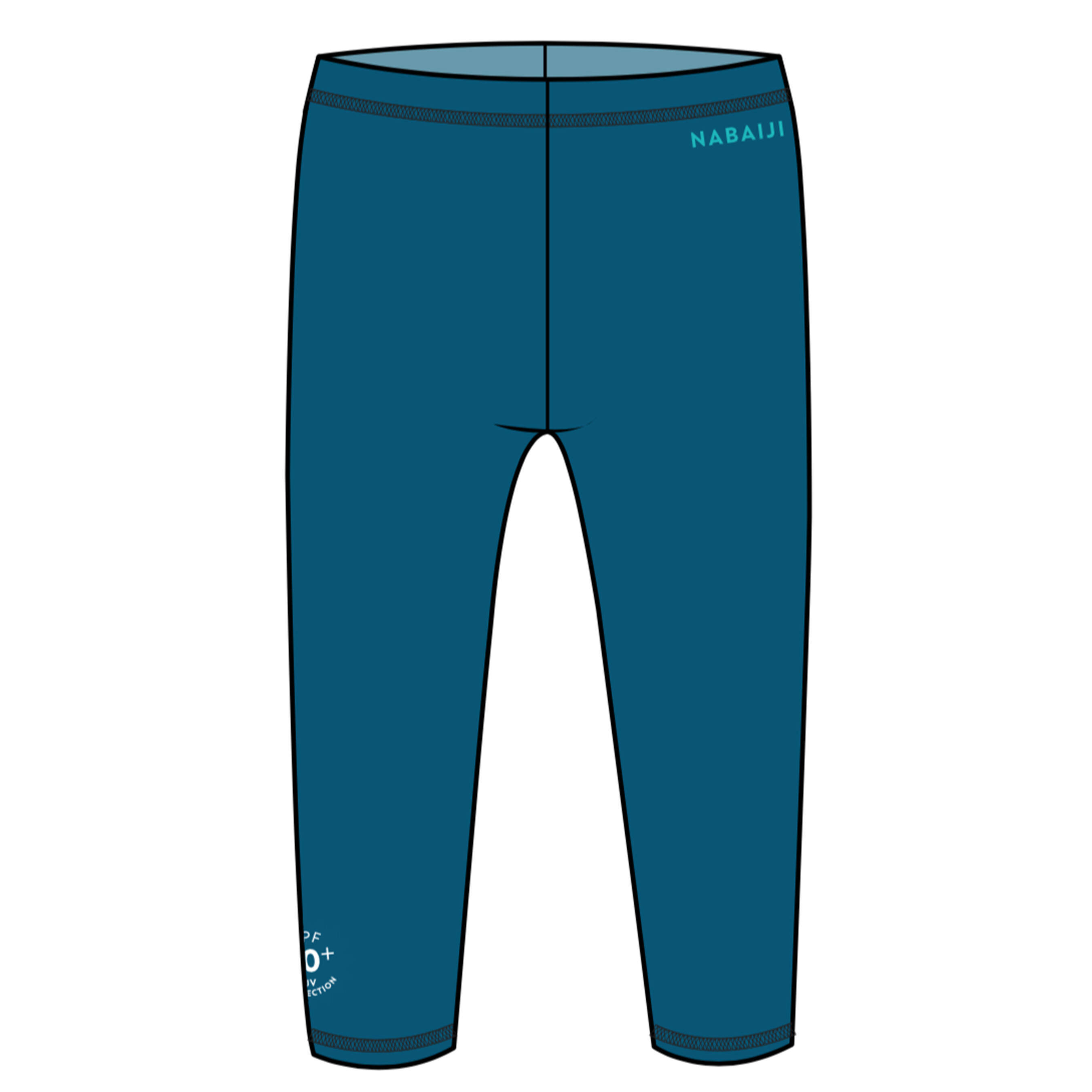 UV Protection Long Swimsuit Bottoms - Dark Blue -  4