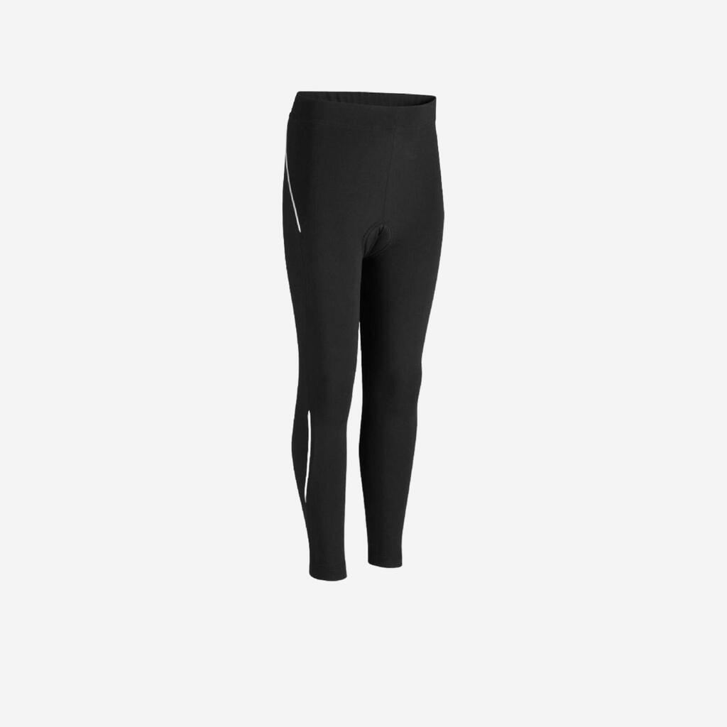 Badana larga de ciclismo para Niños Btwin Jr 100 negro