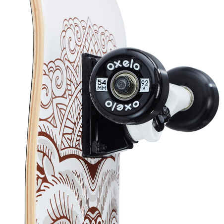 Kids' 8-12 Years Skateboard Mid 500 Bear