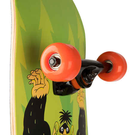 Skateboard Mid100 Big Foot für Kinder 5–7 Jahre grün