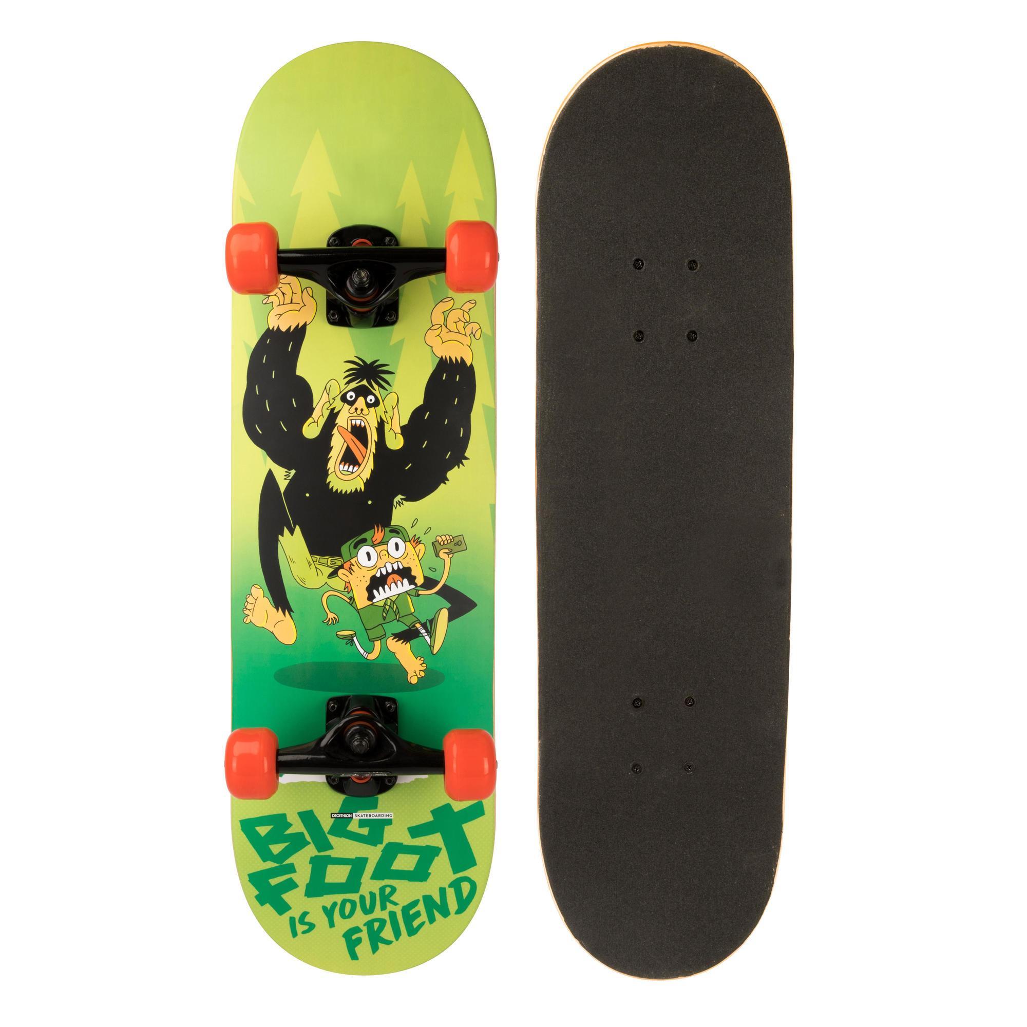 Skateboard MID 100 BIG FOOT Verde Copii 5-7 ani