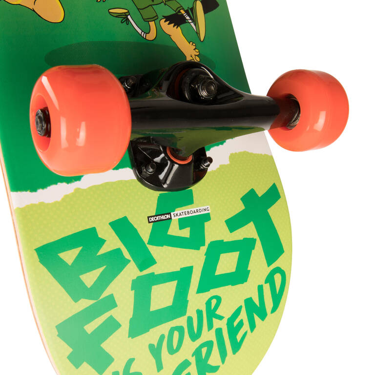 Kids' 57 Years Beginner Skateboard MID100 Bigfoot Decathlon