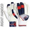 KID'S SAFETY TESTED IMPACT PROTECTION CRICKET BATTING GLOVES GL100, RH RED