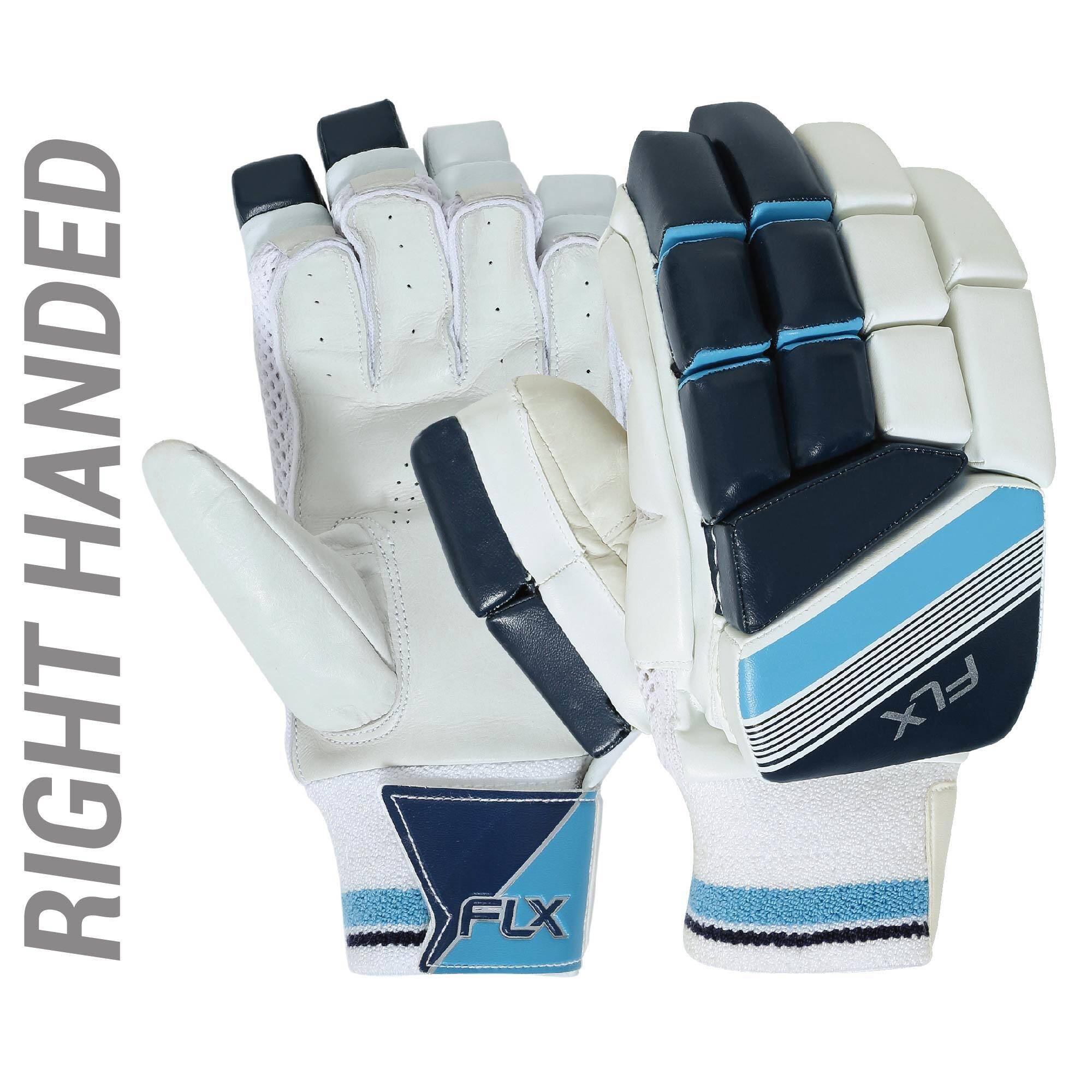 MEN'S SAFETY TESTED, IMPACT PROTECTION CRICKET BATTING GLOVES RH GL500, TURQUOIS -  1