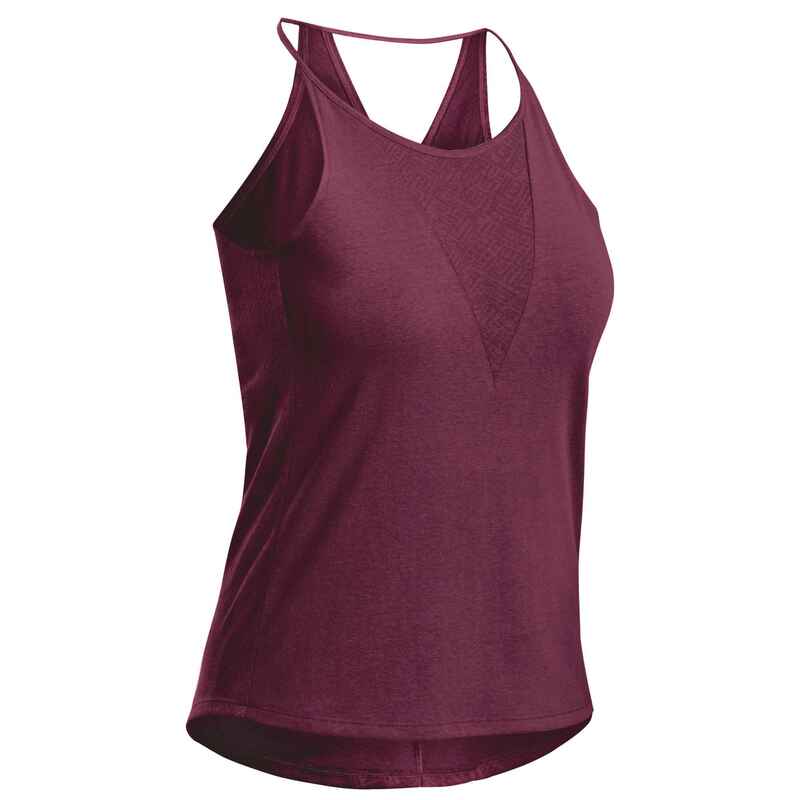 Wandertop Naturwandern NH500 Damen bordeaux Wandertop Naturwandern NH500 Damen bordeaux