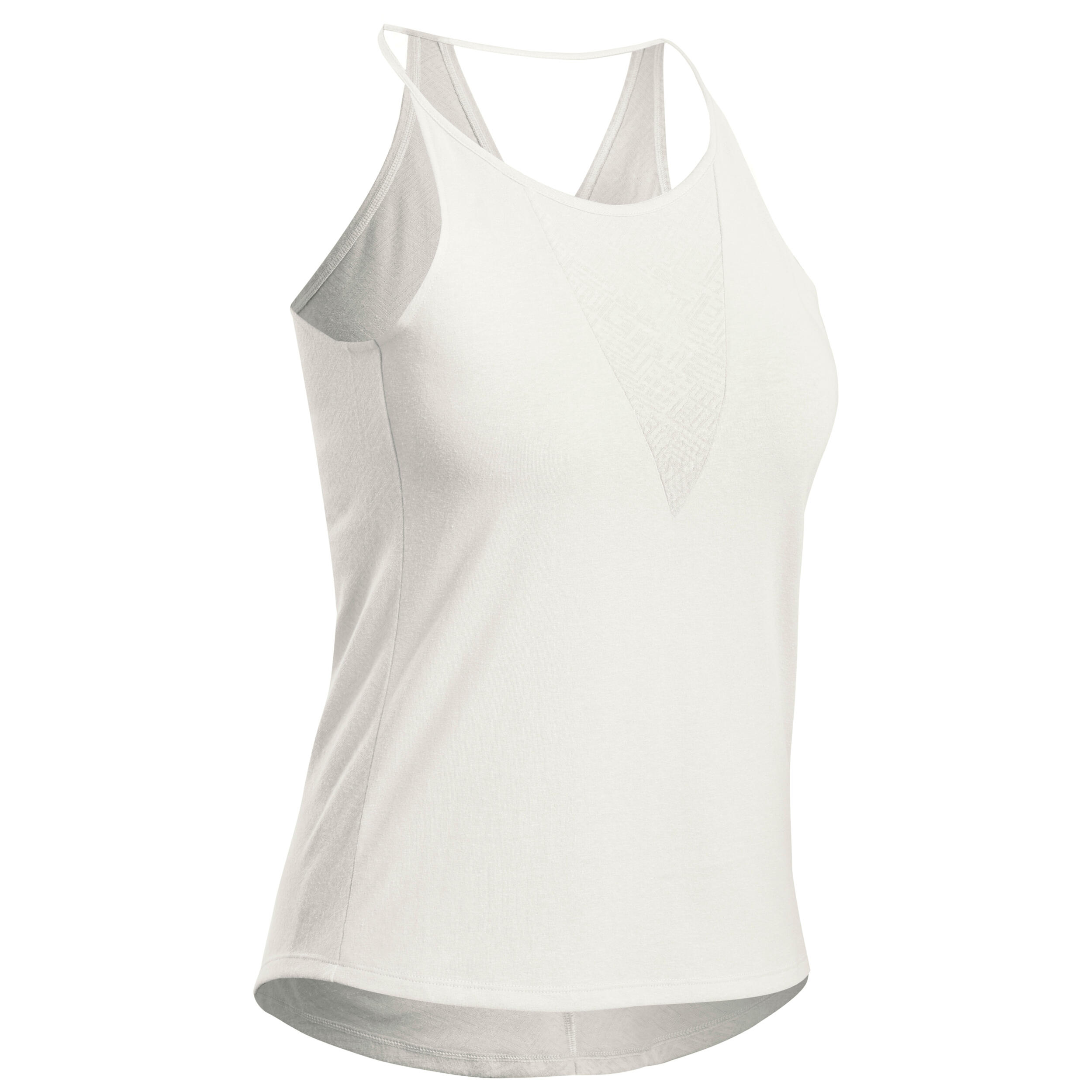 Quechua Women's NH500 Hiking Tank Top -  White